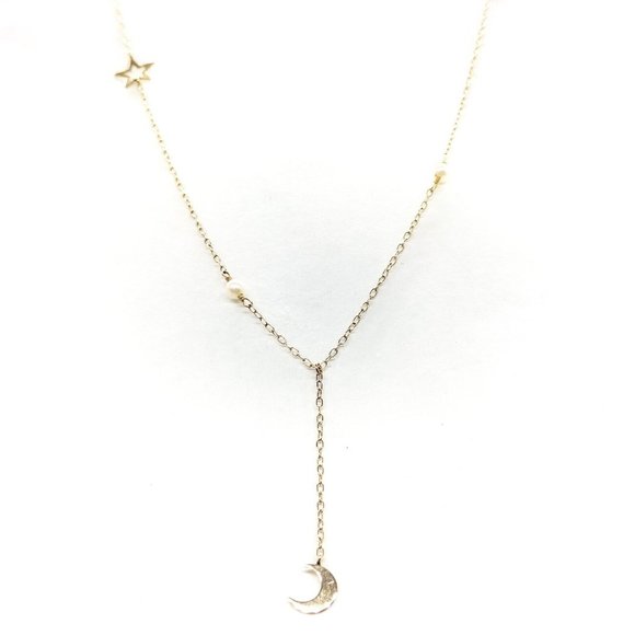 Samantha Tiara Necklace Pearl Yellow Gold 428171 - Picture 1 of 9